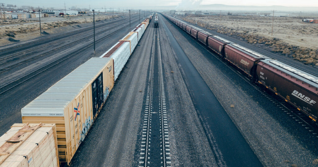 Gütertransport auf der Schiene